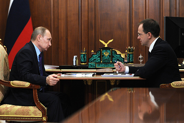Владимир Путин провел рабочую встречу с Владимиром Мединским
