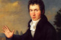 Бетховен (1805). Портрет кисти Йозефа Малера (фрагмент)